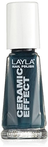 Layla Cosmetics 1243R23-070 Ceramic Effect Nagellack - urban petrol, 1er pack (1 x 0.01 l)
