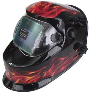 Mauk Automatik Schweißhelm Serie Bat-Style Modell Flamme, 1764