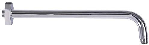 Acefy Brausearm 40cm Wandarm Duscharm Rund für Kopfbrause Regenduschkopf Wandmontage Duscharm,Messing Verchromt