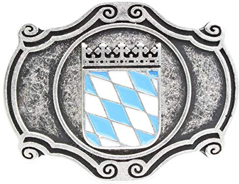 BELTINGER Gürtelschnalle Wappen Bayern 4,0 cm | Buckle Wechselschließe Gürtelschließe 40mm Massiv | Für die Tracht