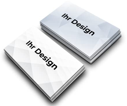 Generisch Premium Visitenkarten personalisiert (85x55mm), Premium Papier, hochwertiger Druck, hohe Qualität, selbst gestalten für Business, Unternehmen, Startup & privat (Eigenes Design), 100 Stück
