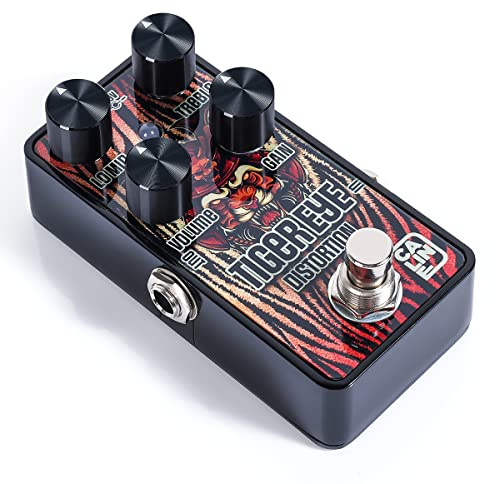 Caline Mini Guitar Distortion Pedal G001 G Series Classic Rock Distortion Effect for Electric Guitar True Bypass
