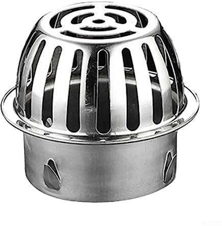 Drain de sol anti-obstruction en acier inoxydable, filtre de vidange de gouttière de tailles multiples, convient pour le drainage de sol de toit de cour, anti-blocage, 83 mm