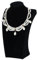 FINGERINSPIRE Jewelry Bust Necklace Display Stand 25cm Height Black Velvet Necklace Display Holder Wood Necklace Bust Stand Chain Jewelry Organizer Easel for Home Use or Store Shop Show