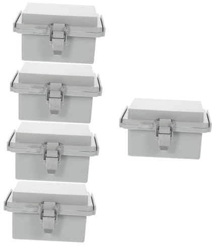 OSALADI 5 Sätze Elektrische Box Kabeleinführung Verkabelung Des Solarmoduls Wohnmobil Zubehör Wohnmobilteil Anschlussdosen Wasserdichte Kabeldurchführung Verdrahtung Das Plastik
