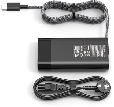 90W USB C Laptop Netzteil Kompatibel mit HP Envy 17 X360 2-in-1 Spectre X360 904144-850 904082-003 ADP-90FE L45440-003 2LN85AA Omnibook EliteBook X360 1040 G4 Ladegerät