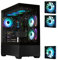 Caja del Ordenador Cube BitFenix CETO Basic Negro