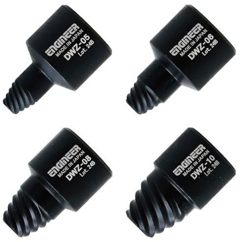 ENGINEER DWZ-302 Extracteur de vis à six pans creux pour un retrait rapide et facile des vis hexagonales à tête endommagée (s'adapte sur une clé à douille de 9,5 mm)