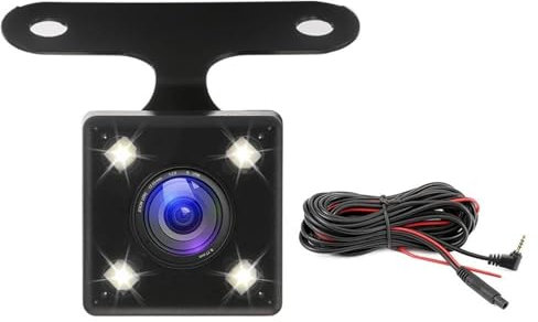 Caméra de recul Caméra de Vue pour arrière de Voiture HD 5 Broches pour caméra vidéo de Vision Nocturne inversée 12LED caméra de stationnement pour Grand Angle 170 degrés(D)
