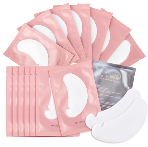 Lunamoon 150Paar Augenpads für Wimpernverlängerung Pad Wimpern Pads V-Shape | Wimpernverlängerung Augenpads,Eyelash Pads,Wimpern Patches,Eye Patch for Lash Extension,Wimpern Extension Zubehör