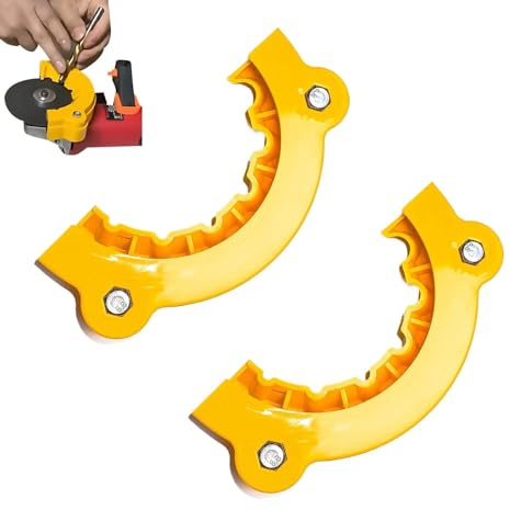 2 Stück Bohrerschärfer Werkzeug, Mehrzweck-Bohrer Schleifen Schärfer Zubehör, 2024 New Drill Bit Sharpener, Winkelschleifer Schleifwerkzeug, Effiziente Resharpening Tool Für Alle Bits