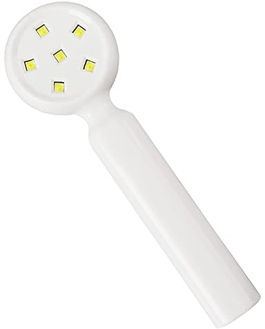 BELLIFFY Lámpara de Uñas Pequeña Portátil LED para Gel de Uñas Luz Ultravioleta para Esmalte de Gel para Manicura Casa