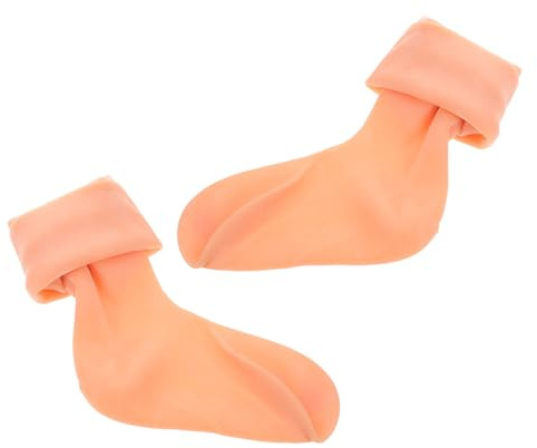Toddmomy Feuchtigkeitspendende Socken für Damen und Herren Lotion-socken mit Langem Schlauchdesign Peeling-fußmaske zur Nachtpflege Spa-socken aus Weichem Seidengewebe für Trockene Füße
