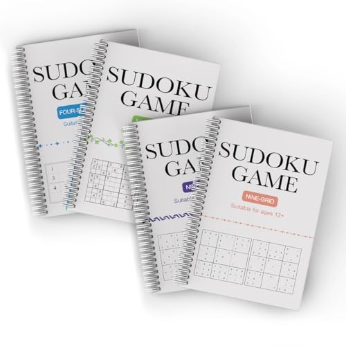 VTHY Challenging Sudoku Puzzle Book Smart Kids Above Exercise Brain, lmprove Focus and Boost