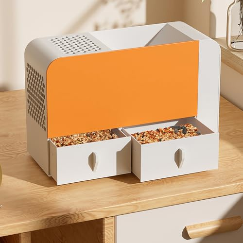 Bird Feed Blown Shell Splitter, Electric Parrot Feed Grain Blowing Machine, Husk Separator Winnower, 5-speed Adjustable Wind Speed, For Millet, Miscellaneous Grains, Melon Seeds