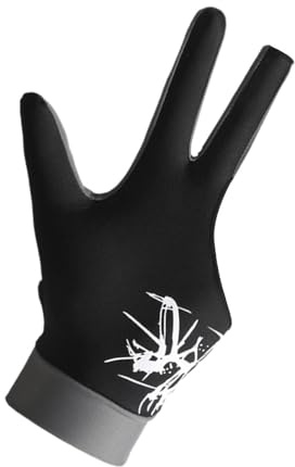 KIOALXZ Gants de Billard Professionnels à Trois Doigts pour Un Jeu | Gants de billard professionnels à trois doigts pour un jeu exceptionnel.