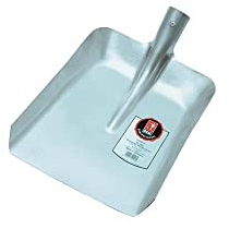 Ideal Randschaufel, Silber, 37 x 31 cm