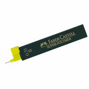 Faber Castell Feinminen Dose mit 12 Minen 0,3mm B