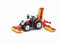 siku 1672, Steyr Tractor with Pöttinger Combination Mower, Metal,Plastic, Red, Toy vehicle for children