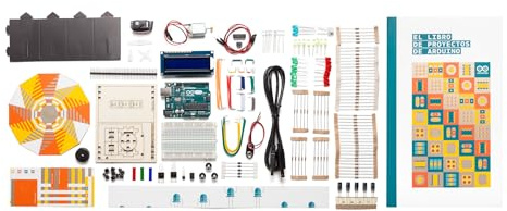 Arduino Official Starter Kit for Beginners [K030007] (Manual en Español) - Kit Completo para Aprender electrónica y programación, Ideal para Principiantes.
