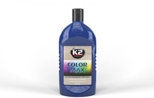 K2 Farbwachs blau, Wachspolitur mit Carnauba zum Ausbessern, Lackpolitur 500ml