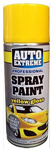 Auto Extreme Yellow 1928 Spray Paint Aerosol 400ml (1 Pack)