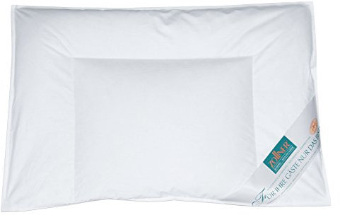 ZOLLNER Almohada para Cuna niño, plumón y Pluma de Ganso, 40x60 cm