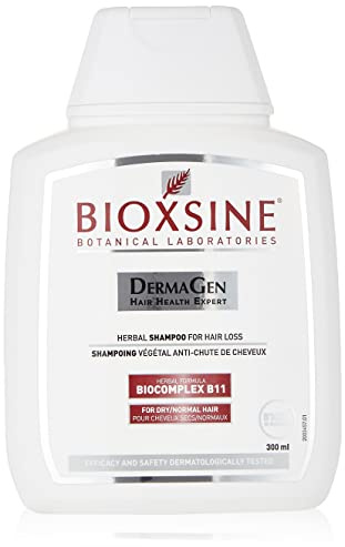Shampoo für normales und trockenes Haar - gegen Haarausfall bei Frau und Mann | pflanzlicher Haarwaschmittel | Haarwuchs beschleunigen | schnelles Haar-Wachstum | Haarwuchs-mittel 300 ml | Bioxsine
