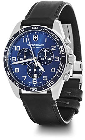 Victorinox Herren-Uhr FieldForce Chrono, Herren-Armbanduhr, analog, Quarz, Wasserdicht bis 100 m, Gehäuse-Ø 42 mm, Armband 21 mm