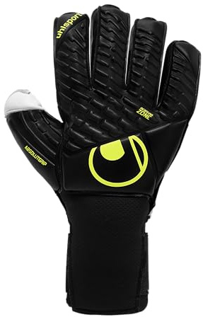 uhlsport Absolutgrip Flex Frame Carbon Torwarthandschuhe – Profi Keeperhandschuhe mit Fingerprotection, Grip &