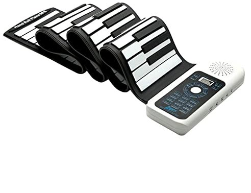 KESHUO Pianoforte Pieghevole Tastiera per Pianoforte 88 Tasti Roll Up Piano Piano Piano Portatile Pianoforte per Bambini Principiante Hobby