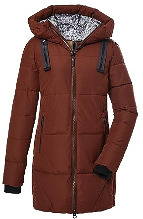 G.I.G.A. DX Femme Veste d'hiver/parka fonctionnelle aspect duvet avec capuche GW 15 WMN QLTD PRK, autumnleaf, 34, 39838-000