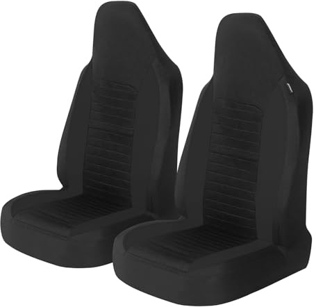 AUTOYOUTH Car Seat Covers - Front Seat Protectors for Dogs, Children, Sports & Work - Universal, Black