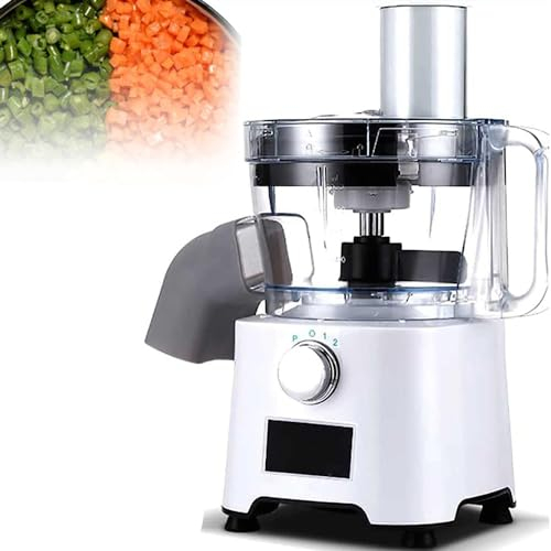ylpddmm Cubettatrice per Verdure-Tagliaverdure Elettrico-Taglia Verdure Professionale da Cucina Multifunzionale con 2 Lame Perfetto per Tagliare Carote, Patate, Cipolle