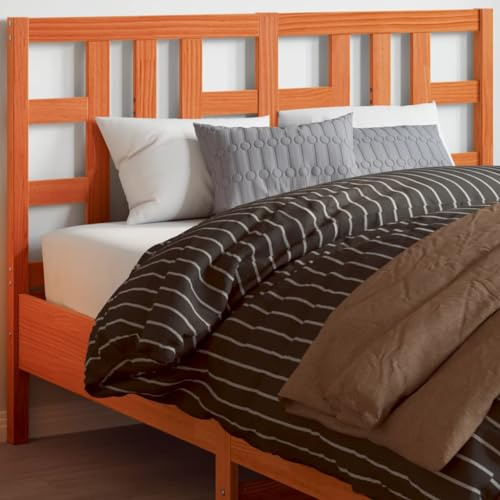 Vopese Headboard for Beds, Bed Headboard Panel with Sturdy Legs 135 cm Solid Pine Wood Double Single Divan Bed Headboards for Indoor Bedroom Furniture