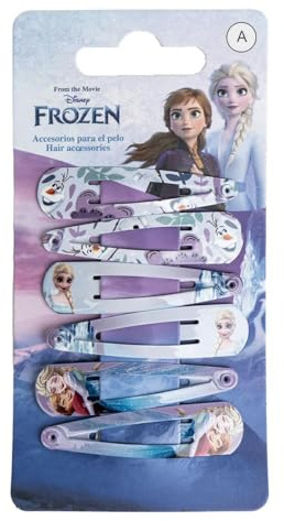 Zubehör für Haarklammern, 6 Stück, Eiskönigin