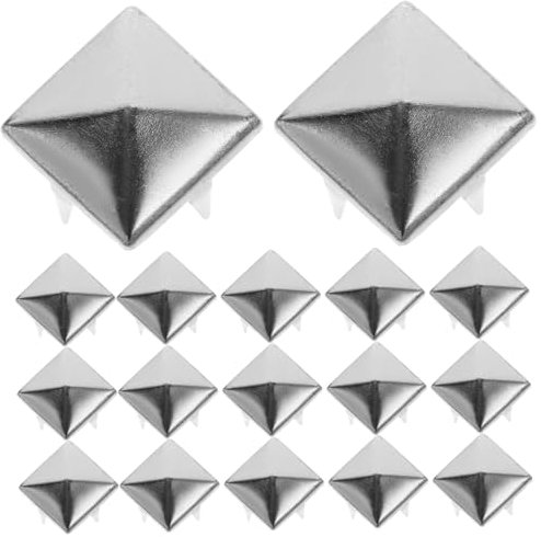 Tofficu 100stücke Krallennägel Aus Quadratische Nieten Für Kleidung Und Hüte Dekorative Spike-Ohrstecker Für DIY-schneiderei Und Bastelarbeiten