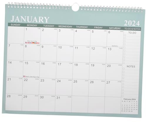 CANIGHT Kreativer Wandkalender Minimalistischer Tischkalender Mit Spiralbindung Monatsübersicht Für Zuhause Büro Umweltfreundliches Design