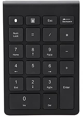Vvikizy Teclado Numérico Inalámbrico, 22 Teclas Numpad Ligero Number Pad Numeric Teclado Forlaptop Escritorio PC