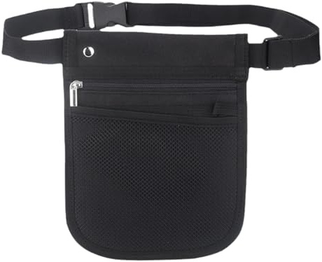 COYUN krankenschwester Tasche, Utility Medizinische Krankenpflege Gürteltasche Nurse Accessories Organizer für Stethoskope und Medizinische Versorgung, Schwarz