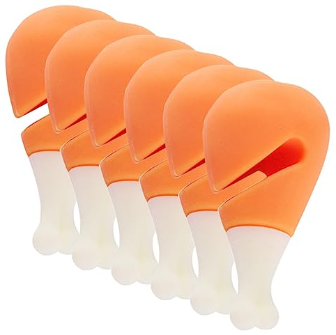 Didiseaon 6pcs Silicone Spill-proof Lifters and Pot Lid Boil Stoppers Kitchen Spill Stoppers for Home and Restaurant Cooking