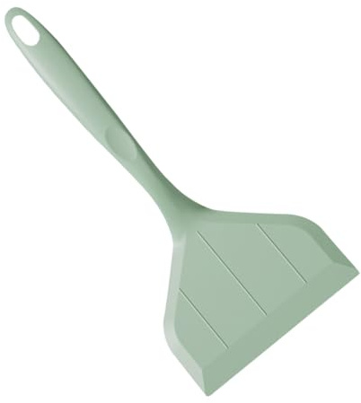 OUNONA Spatule Antiadhésive Silicone Pour Cuisine Spatule à Crêpes à Œufs Et Poisson Résistante Chaleur
