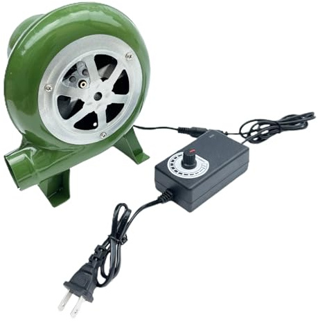 Souleur à Altitude électrique | 12v Pompe à air centrifuge Écurie | Ventilateur de Forge Robuste, Ventilateur à Double Usage, Courant continu de Courant Compatible, Traitement des métaux, Utilisation