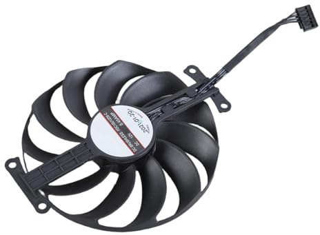 Geavonyg Ventilador De Refrigeración Tarjeta Vídeo 95mm Y 4 Pines para GTX1650 1630 GDDR6 4GB FDC10U12D9-C Enfriadores Gráficos Radiadores para Juegos Reemplazo Vídeo