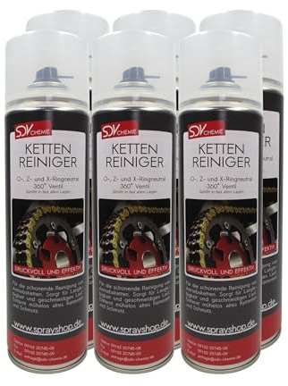 SDV Chemie Kettenreiniger 6x 500ml Ketten Reinigung Spray | Kettenreinigung, Motorrad, Fahrrad, Pflege