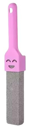 Pumice Stone, Long Handle Toilet Brush Scrubber, Ring Remover For Bathroom Kitchen Sinks, Safe Scratch Free Cleaning Tool, Effective For Limescale Hard Water, Household Tile Grills Swimming Pools