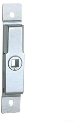 Serrure à douille carrée en acier pour portes de meubles avec loquet de panneau de 7 mm et 8 mm, ressort interne trempé pour plus de durabilité et de stabilité (clé)