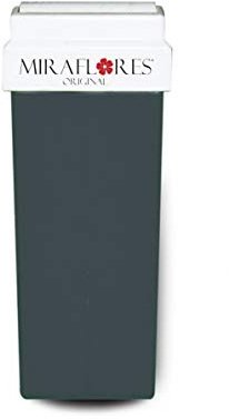 Cartuccia Cera - Diverse Fragranze - Ricarica per Rullo Roll-On per Depilazione - Cera Depilatoria Liposolubile per Ceretta - Miraflores Original MADE IN ITALY - 100ml 24pz (Azulene)