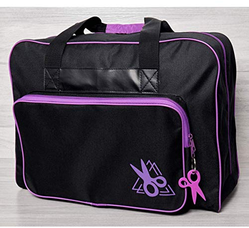 Sac pour machine à coudre : noir/violet