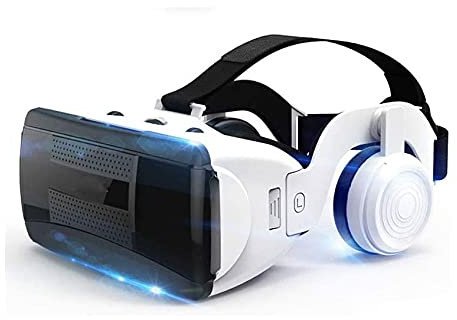 XIXIDIAN VRGOS VR, Gafas 3D Goggles HD Realidad Virtual Auriculares Compatible con iPhone & Android Teléfono Ojo Protegido Soft Cómodo Distancia Ajustable Distancia 3D Gafas Gafas